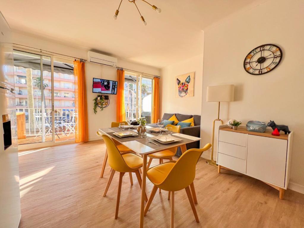 Appartement Vue Mer Parking Prive Place Med Canet-en-Roussillon Exteriér fotografie