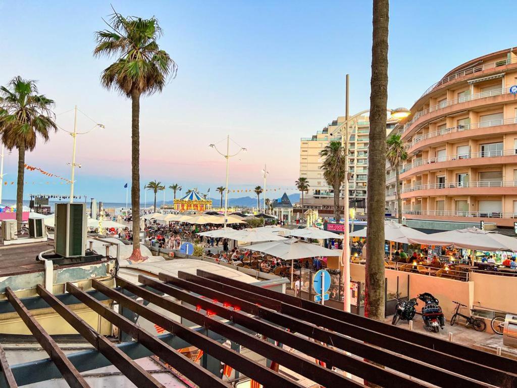 Appartement Vue Mer Parking Prive Place Med Canet-en-Roussillon Exteriér fotografie
